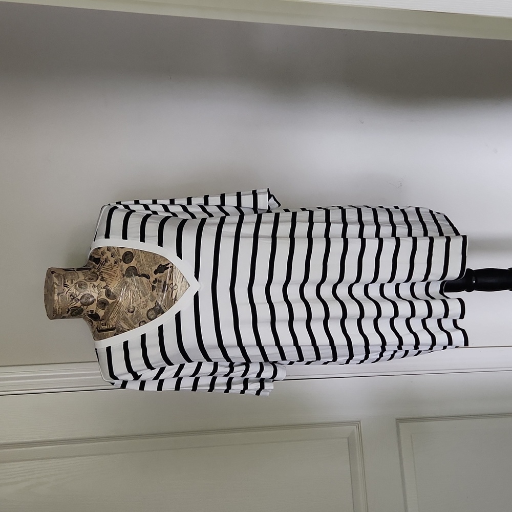 Torrid super soft striped v neck